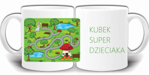 KUBEK SUPER DZIECIAKA KUBKI DLA DZIECI + PUDEŁKO GW485
