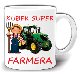 KUBEK SUPER FARMERA PREZENT KUBKI DLA DZIECI + PUDEŁKO GW488