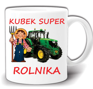 KUBEK SUPER ROLNIKA PREZENT KUBKI DLA DZIECI + PUDEŁKO GW489