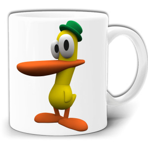 KACZKA KACZOR KUBKI DLA DZIECI POCOYO + PUDEŁKO GW490