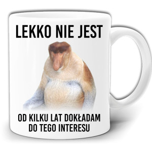 NOSACZ JANUSZ DOKŁADA DO BIZNESU KUBEK + PUDEŁKO GW509