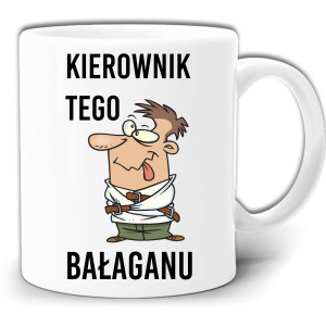 KUBEK KIEROWNIKA TEGO BAŁAGANU + PUDEŁKO GW515