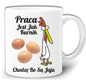 CHODZĘ DO PRACY BO SĄ JAJA KUBEK + PUDEŁKO GW516
