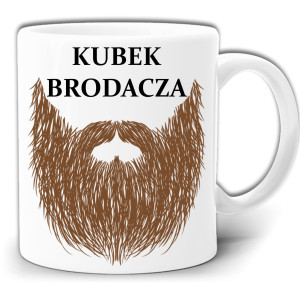 KUBEK BRODACZA BRODA ŚMIESZNY KUBEK + PUDEŁKO GW575