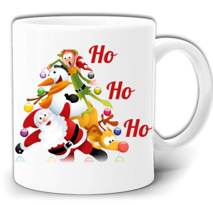 HO, HO,HO PREZENT NA ŚWIĘTA KUBEK + PUDEŁKO GW596