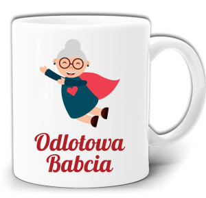 DZIEŃ BABCI PREZENT ODLOTOWA BABCIA PREZENT KUBEK GW613