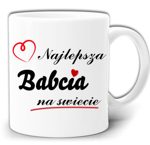 NAJLEPSZA BABCIA NA ŚWIECIE KUBEK W PUDEŁKU PREZENT GW617