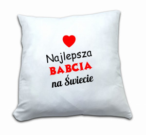 PODUSZKA NA DZIEŃ BABCI DZIADKA - PREZENT Z NADRUKIEM