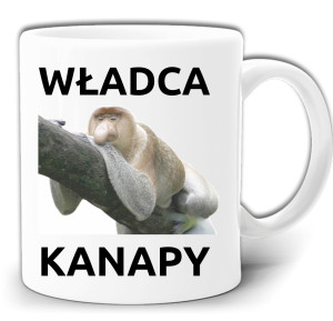 WŁADCA KANAPY NOSACZ ŚMIESZNY KUBEK W PUDEŁKU GW647