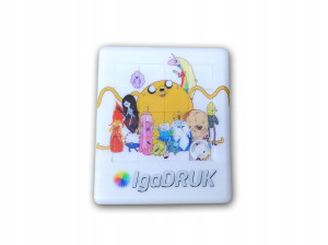 Układanka edukacyjna z nadrukiem puzzle 10 sztuk (układanki)