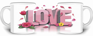 PREZENT LOVE ZAKOCHANI WALENTYNKI KUBEK + PUDEŁKO GW679
