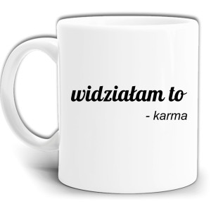 KARMA WIDZIAŁAM TO KUBEK + PUDEŁKO GW722