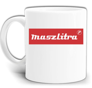 MASZLITRA ? ŚMIESZNY KUBEK + PUDEŁKO GW726