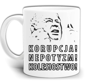 KORUPCJA NEPOTYZM KOLESIOSTWO KUBEK + PUDEŁKO GW747