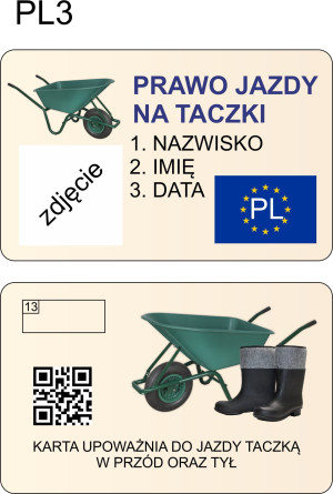 PRAWO JAZDY NA TACZKI PL3