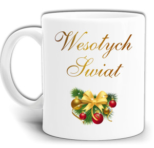 PREZENT ŚWIĘTA WESOŁYCH ŚWIĄT KUBEK + PUDEŁKO GW748