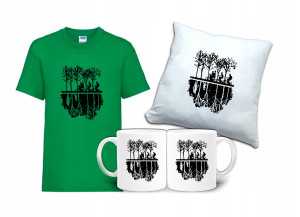 Zestaw STRANGER THINGS Tshirt Poduszka Kubek ST5