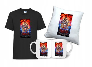 Zestaw STRANGER THINGS Tshirt Poduszka Kubek ST3