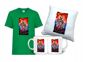 Zestaw STRANGER THINGS Tshirt Poduszka Kubek ST3