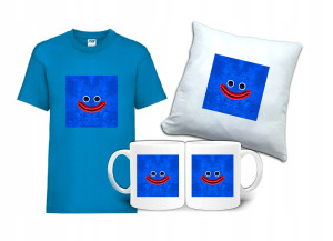 Zestaw HUGGY WUGGY Koszulka Poduszka Kubek HG2