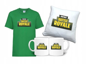 Zestaw Gift FORTNITE Koszulka Poduszka Kubek FT2