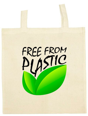 TORBA EKOLOGICZNA NA ZAKUPY PREZENT NO PLASTIC