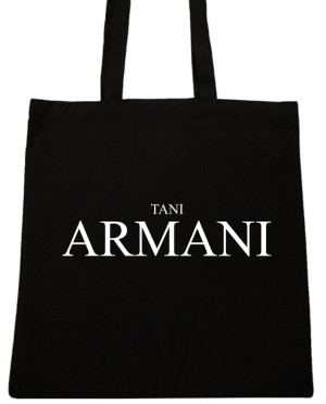 TANI ARMANI TORBA Z NAPISEM NADRUK WZÓR T84