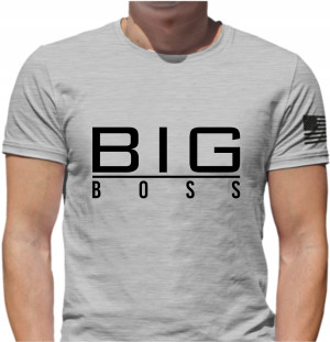 KOSZULKA NADRUK ŚMIESZNE PREZENT BIG BOSS XL