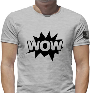KOSZULKA NADRUK ŚMIESZNE WZORY PREZENT WOW HIT M