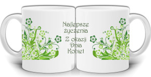 DZIEŃ KOBIET NAJLEPSZE ŻYCZENIA KUBEK +PUDEŁKO K11