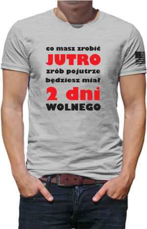 KOSZULKA Z NADRUKIEM GOTOWE WZORY PREZENT M