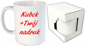 KUBKI Z NADRUKIEM NA RÓŻNE OKAZJE WZORY + PUDEŁKO