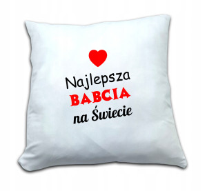 PREZENT NA DZIEŃ BABCI lub DZIADKA PODUSZKA NADRUK