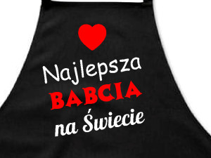 PREZENT NA DZIEŃ BABCI DZIADKA FARTUCH Z NADRUKIEM