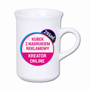 KUBEK ATENA KUBKI Z NADRUKIEM Z LOGO DO ZMYWARKI