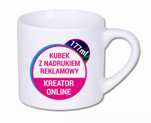 KUBEK MINI Z NADRUKIEM DLA DZIECI ok.177ml