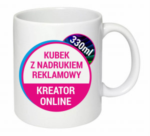 Kubki z nadrukiem OFERTA HURTOWA (TOMEK 330ml, full kolor)