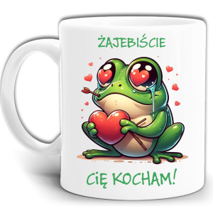 WALENTYNKI PREZENT ŻABA KUBEK +PUDEŁKO GW765