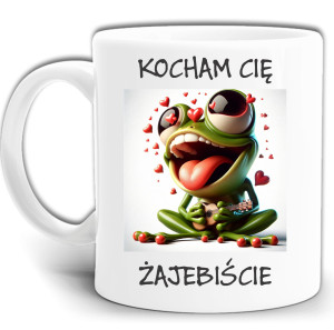 WALENTYNKI PREZENT ŻABA KUBEK +PUDEŁKO GW766