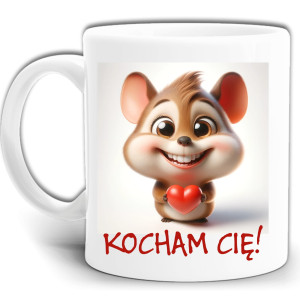 WALENTYNKI PREZENT KOCHAM CIĘ KUBEK +PUDEŁKO GW773