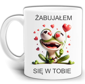 WALENTYNKI PREZENT ŻABA KUBEK +PUDEŁKO GW767