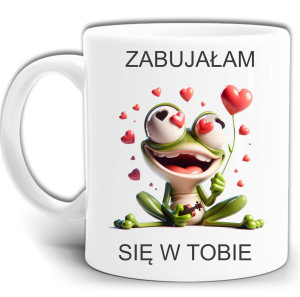 WALENTYNKI PREZENT ŻABA KUBEK +PUDEŁKO GW768