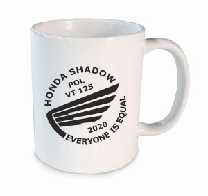 Kubek biały z nadrukiem HONDA SHADOW VT 125 POL 330ml