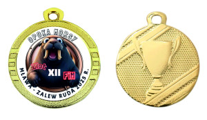 Medal metalowy z nadrukiem (medale)