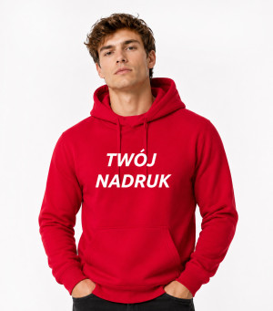 BLUZA Z KAPTUREM BEZ SUWAKA SWRA KNG