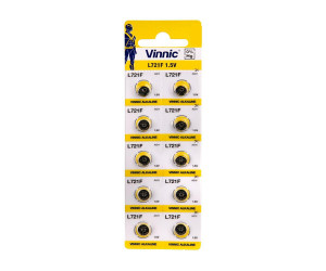 10x BATERIE AG11 L721F ALKALINE 0610