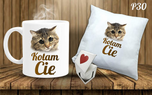 KUBEK + PODUSZKA ZESTAW NA PREZENT (rożne wzory - personalizacja)