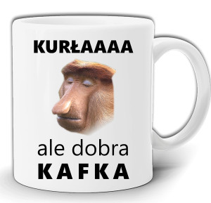 JANUSZ NOSACZ KURŁA DOBRA KAWA KAFKA KUBEK +PUDEŁKO GW18