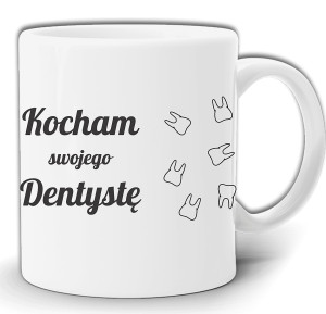 PREZENT DLA DENTYSTY ZĘBY KUBEK W PUDEŁKU WZÓR GW4