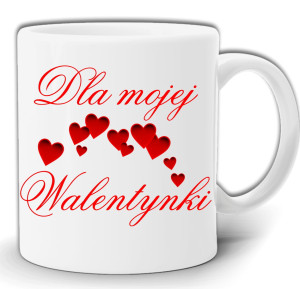 DLA MOJEJ WALENTYNKI SERCA KUBEK + PUDEŁKO GW22